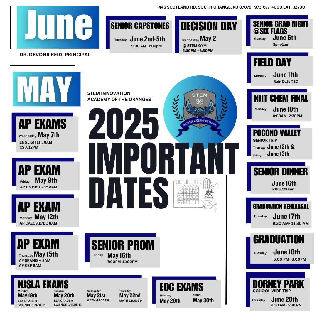  Upcoming Dates